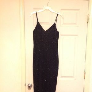 Floor Length sequin dress